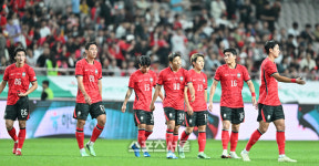 [포토] 한국, 우루과이에 1-4 대패