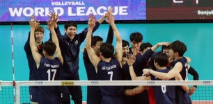 한국 남자배구, 체코 완파…월드리그 4승 4패