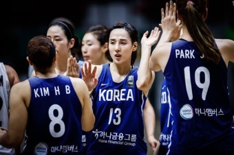 여자 농구, 아시아컵 4강행…내년 월드컵 진출권 획득