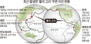 대만 지진 260여명 사상… ‘불의 고리’ 꿈틀