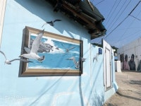 백년손님 정겨운 벽화…가슴 철렁 쪽빛 바다