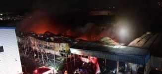 경주 산업단지 자동차용 도료공장 화재로 전소