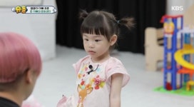 ‘슈돌’ 잼잼, 문희준에게 “아빠 머리 엄청 커”