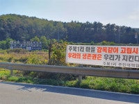 섬이 된 마을...영동·세종 고속도로에 둘러싸여