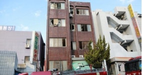 아산 여관 화재로 7명 다쳐…1명은 중상