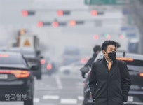[포토] 초미세먼지 주의보 발령