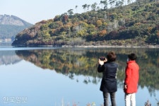 [자박자박 소읍탐방] 가을 내려앉은 옥정호...마실길 먹감, 대장금도 그 맛을 알까요