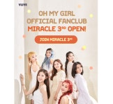 미라클 모여라...오마이걸, 공식 팬클럽 3기 모집 스타트