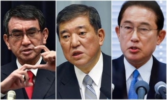 이시바, 고노 지원 검토... ‘新삿초동맹’으로 아베ㆍ아소 체제 도전하나