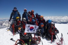 대한산악구조협회 2022 알프스 원정대 몽블랑 정상 등반