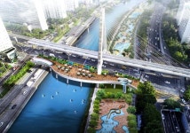 대구 신천서 커피 한 잔의 여유...어린이 수영대회도 연다