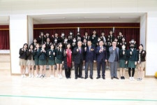 영주 영광여중·고 실내 체육관 준공