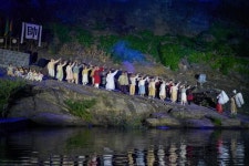 진주 남강 수상 무대서 뮤지컬 의기 논개 공연