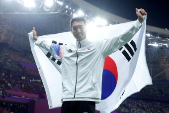 2회 연속 은메달 우상혁 