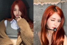 [뷰티줌] 윈터→허윤진, 레드 헤어로 리즈 등극 스타들