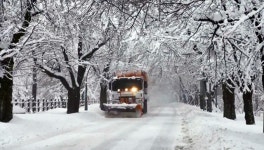 향로봉 56㎝ 폭설… 하늘·바닷길 막히고 곳곳에서 교통사고 ‘꽝’