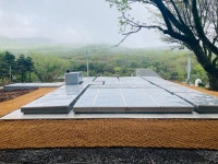 한라산 1100고지 화장실 겨울철에도 이용 가능