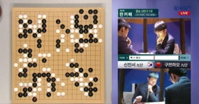 세계 메이저 대회 ‘제2회 란커배’ 1국 접수한 ‘신공지능’ 신진서