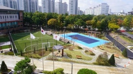 체육공원으로 탈바꿈~ 안산에 들어선 미래형 학교 운동장