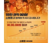 소방관, 개봉 10일째 119만 관객 돌파