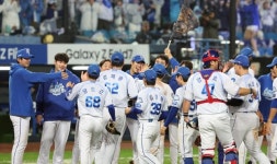 '절대 확률' 품에 안은 삼성, 준PO 3차전서 SSG에 5-3 승리