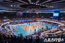 [포토] V-클래식 매치 펼쳐진 대전 충무 체육관