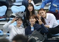 [포토] 챔피언의 여유, 도로공사 선수들의 계양체육관 나들이