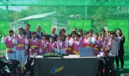 골프환경조성 프로젝트 KLPGA To YOU, 진주 진성초등학교 연습장 완공
