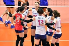 문정원 5연속 서브 에이스  한국, 올스타 슈퍼매치에서 태국에 3:0 승리