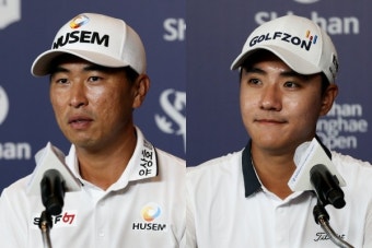 '촘촘해진 리더보드' 문경준 1타 차 선두, 김한별 맹추격전