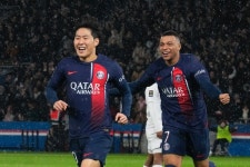 시즌 3호골 폭발 이강인, 프랑스 슈퍼컵 전반 3분 만에 왼발로 선제골
