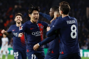 '후반 교체 투입' 이강인, UCL 첫도움...PSG는 레알소시에다드 꺾고 3년 만에 8강행