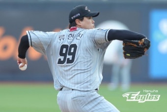 '류현진 6이닝 호투에 노시환 쐐기포' 한화, kt에 6:0 승리로 3연승 질주