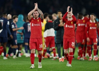'이강인 벤치' PSG, 슈팅 28:2 절대 우위에도 리버풀에 0:1 패배...UCL 8강 먹구름