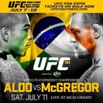 조제 알도 vs 코너 맥그리거 7월 12일 UFC 189서 격돌 