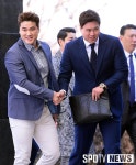 [포토S] 류현진 성흔이 형 오랜만이에요