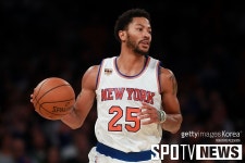 [NBA 독점 영상] 승부사 NYK 데릭 로즈, 친정팀 울리다
