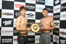 정마루 vs 윤문현, 계체 통과…도전자 이흑산 와라