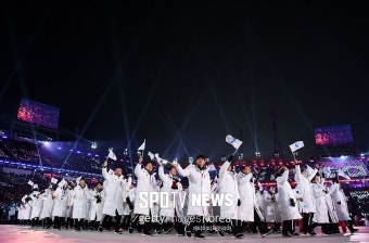 [올림픽 NOW] '코리아' 개회식 91번째 등장…역대 10번째 공동 입장