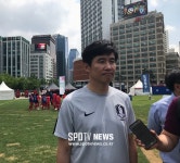 [SPO 톡] 박건하 감독 손흥민 첫 골 기대, 이승우 배짱 있어