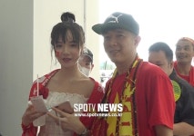 [아시안게임] 응원도 유종의 미…56년 만 베트남, 동메달 결정전 현장