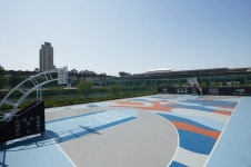 아디다스-서울시, 사회공헌 프로젝트 안양천변 풋살장-농구장 오픈