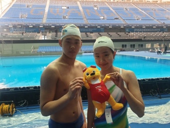 '국민 귀요미 3인' 광주 세계 수영선수권대회 오프닝 공연
