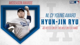 류현진 팬 선정 전반기 사이영상…슈어저 제쳤다