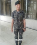 군복 입은 정효근 월드컵 출전 정말 행복해요