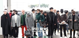 세븐틴, 한눈에 안 담겨 아쉬운 비주얼 그룹 [공항패션]