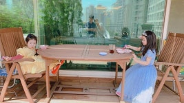 인교진♥소이현, 딸과의 밥은 테라스서 먹어야 제맛…공주님들 맨밥 먹방