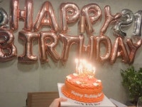이태원 클럽 박규리, 33번째 생일파티 공개…내사랑 꽃길만 걷자