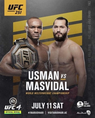 [오피셜] 마스비달 코로나 검사 통과…UFC 251 우스만과 대결 | 포토뉴스