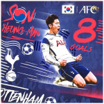 ‘태극기 펄럭’ AFC도 손흥민 활약 주목 “PL 득점 1위, 치명적이야!”